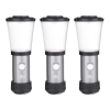 Cascade Mountain Tech 500-Lumen IPX4 LED Flashlight Lantern - 3 Pack