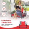 Patio Rattan Porch Swing Hammock Chair with Seat Cushion