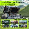 Trustmade Fold-out Style Aluminum Alloy Shell Rooftop Tent Pioneer Series