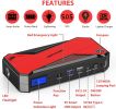 DBPOWER Car Jump Starter, 1600A Peak 18000mAh Portable Power Pack for Up to 7.2L Gas and 5.5L Diesel Engines, 12V Auto Battery Booster with LCD Displa