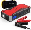 DBPOWER Car Jump Starter, 1600A Peak 18000mAh Portable Power Pack for Up to 7.2L Gas and 5.5L Diesel Engines, 12V Auto Battery Booster with LCD Displa