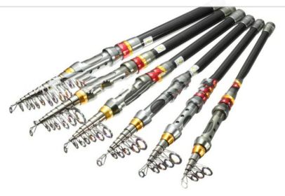 Fishing Rod Spinning Carbon Fiber Telescopic (Option: Handle of metal-2.1)